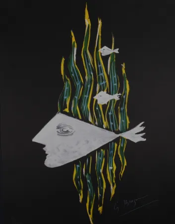 Литография Braque (After) - Hébé