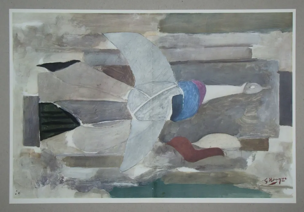 Литография Braque (After) - Oiseau
