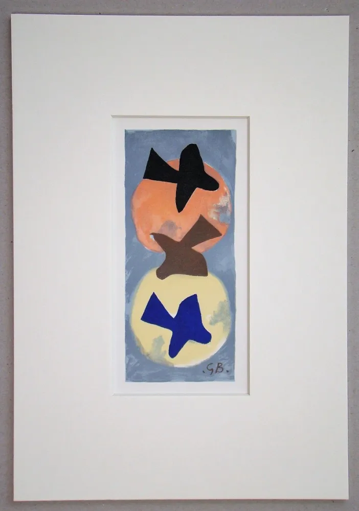 Литография Braque (After) - Soleil et Lune I.