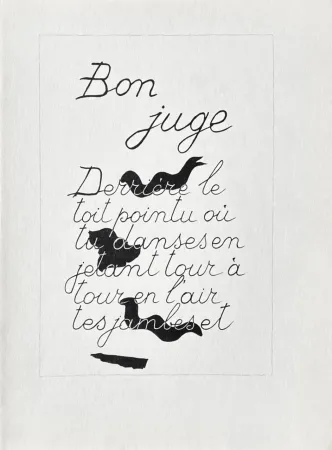Литография Braque - Bon juge
