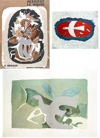 Иллюстрированная Книга Braque - BRAQUE, derniers messages. Derrière le Miroir n° 166 . Juin 1967.