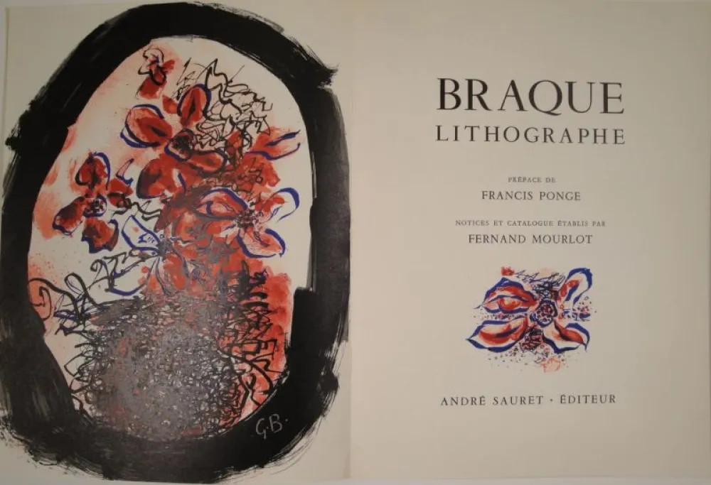 Иллюстрированная Книга Braque - Braque Lithographe