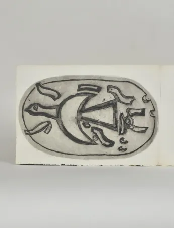 Гравюра Braque - Chants de Milarepa,