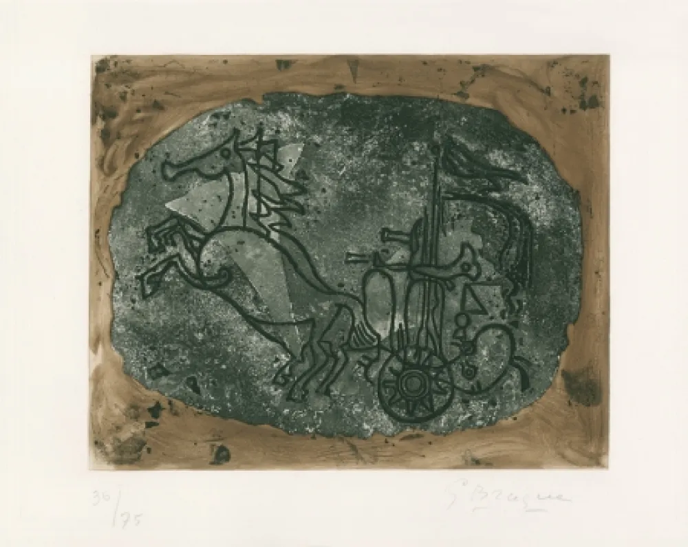 Офорт И Аквитанта Braque - 