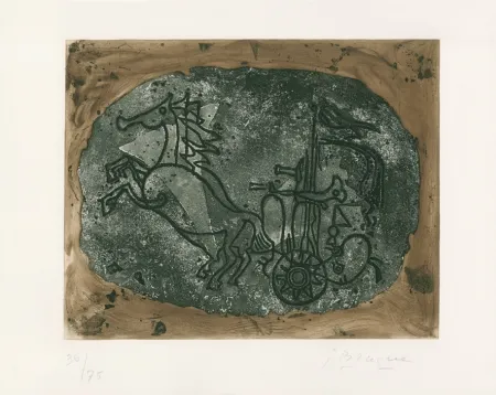 Офорт И Аквитанта Braque - 