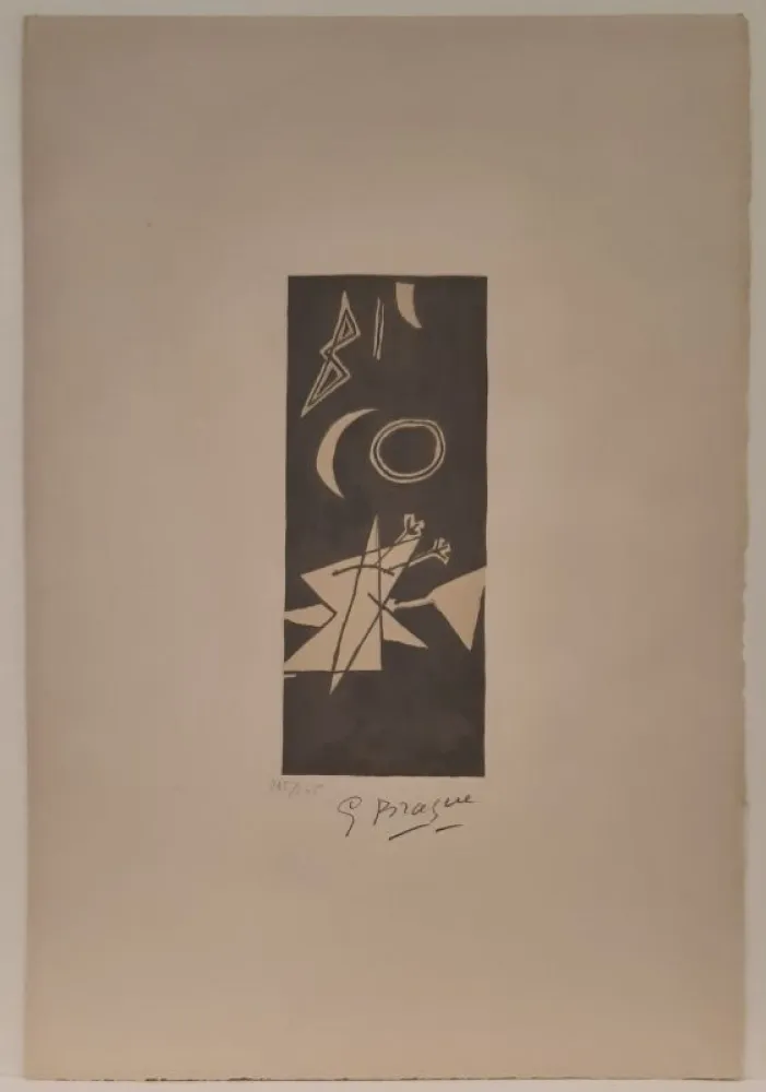 Литография Braque - Ciel Gris II