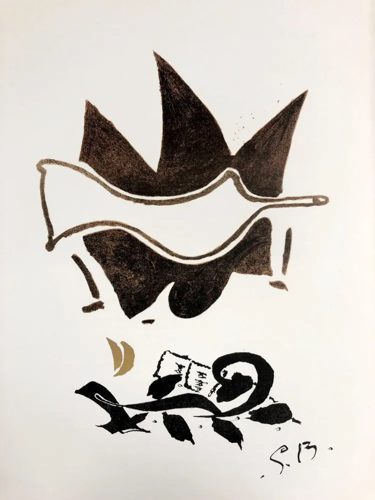 Литография Braque - Composition
