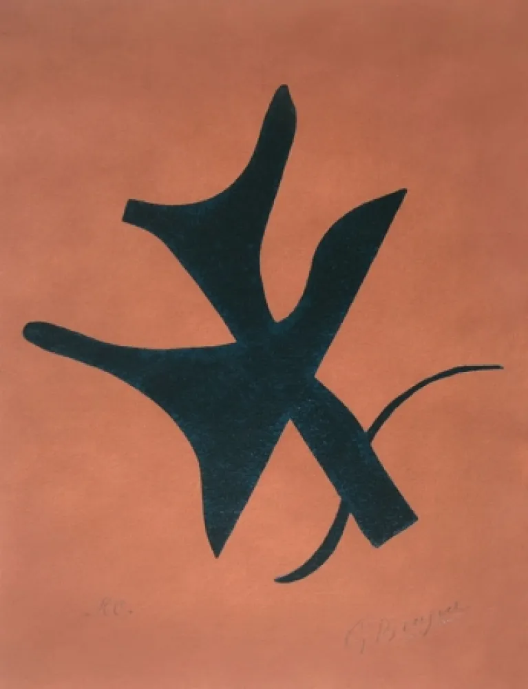 Офорт Braque - 	Cover from Si je mourais la-bas (If I Die Over There)