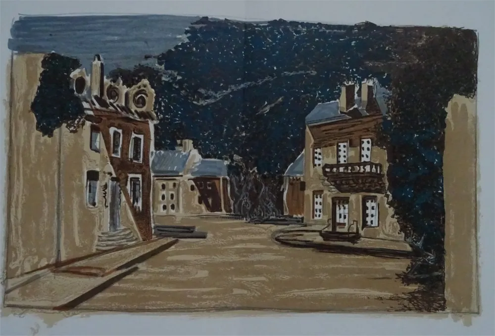 Литография Braque - Decor pour Les Facheux