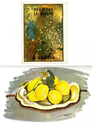 Иллюстрированная Книга Braque - DERRIÈRE LE MIROIR N°48-49. G. BRAQUE. Juin 1952.