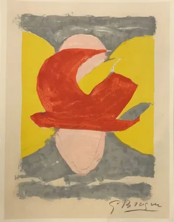 Литография Braque - Descente aux enfers planche 4 