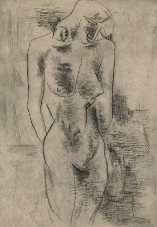 Гравюра Braque - Etude de nu