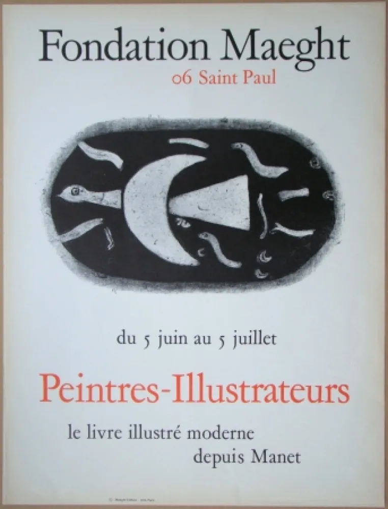 Литография Braque - Fondation Maeght