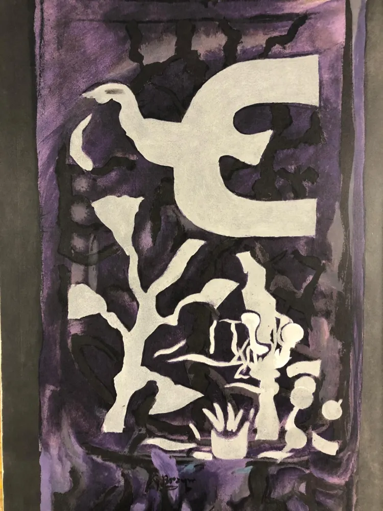 Литография Braque - Fondation Marguerite et Aimé Maeght