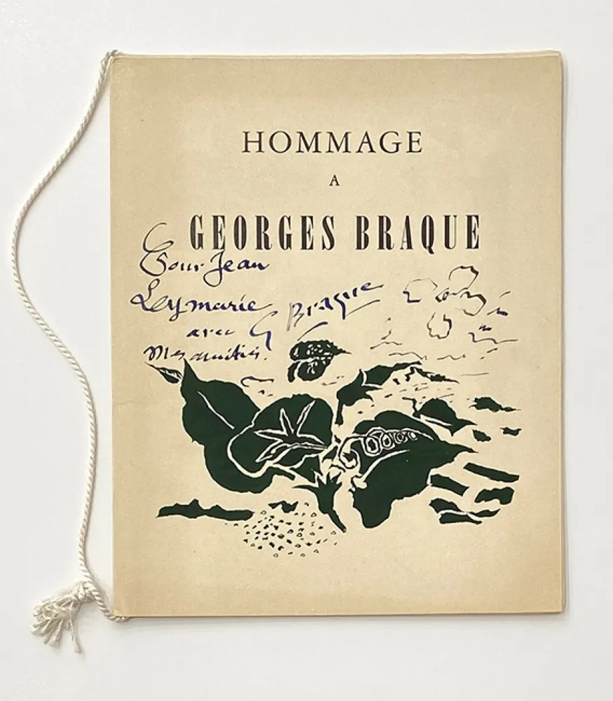 Литография Braque - Hommage à Georges Braque
