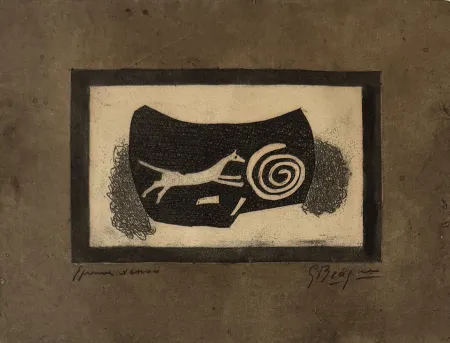 Гравюра Braque - La chasse