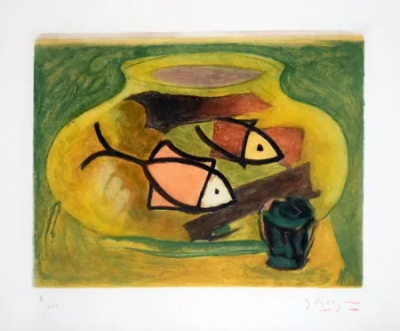 Гравюра Braque - L'Aquarium (The Aquarium)