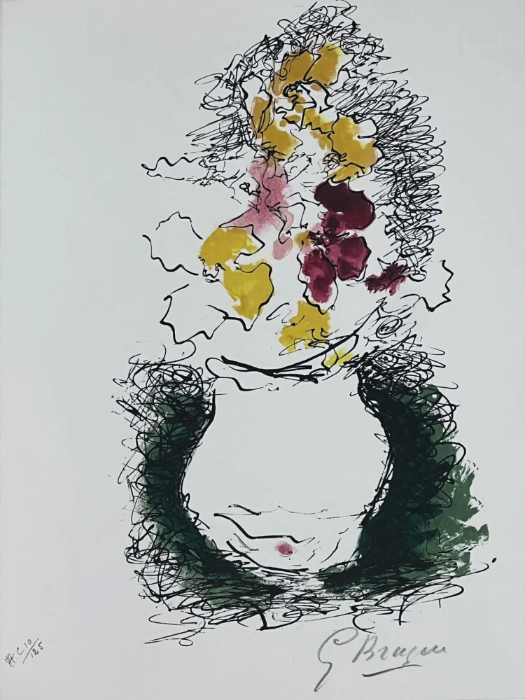 Литография Braque - Le Bouquet 