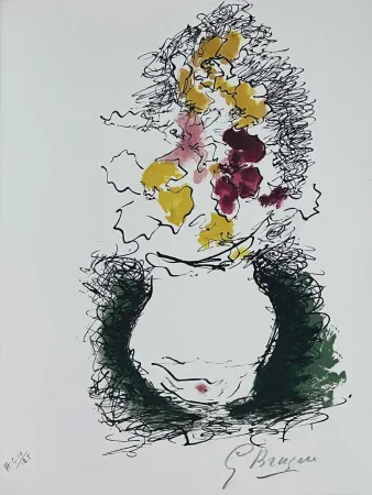 Литография Braque - Le Bouquet 