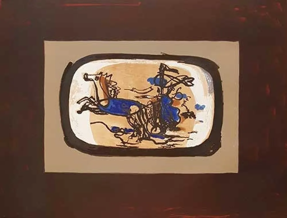 Литография Braque - Le Char