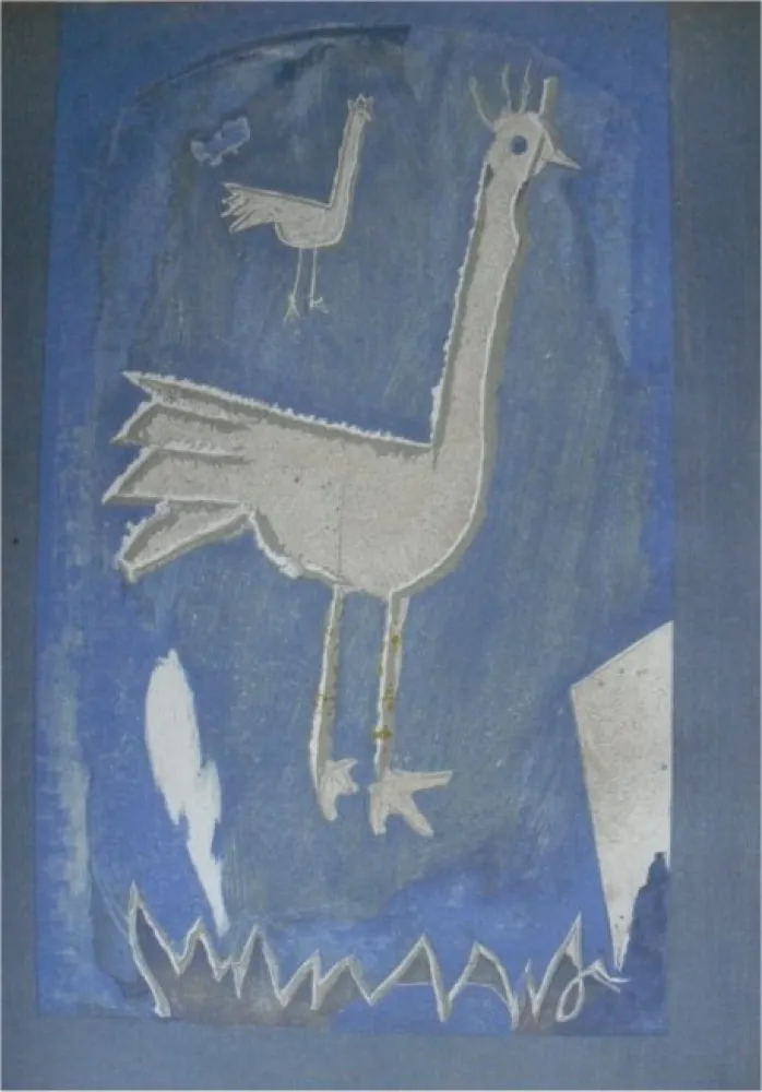Литография Braque - Le Coq