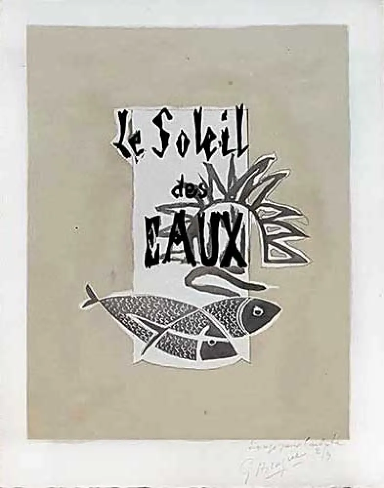 Гравюра Braque - Le soleil des eaux