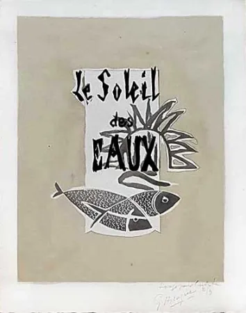 Гравюра Braque - Le soleil des eaux