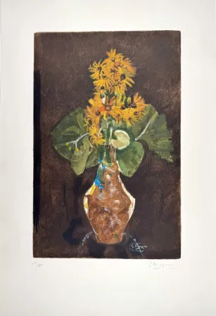 Офорт И Аквитанта Braque - Les Marguerites 