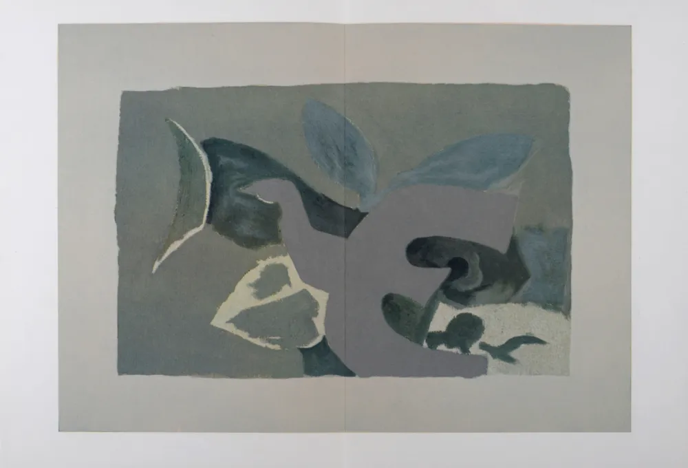 Литография Braque - Les Oiseaux #I, 1967