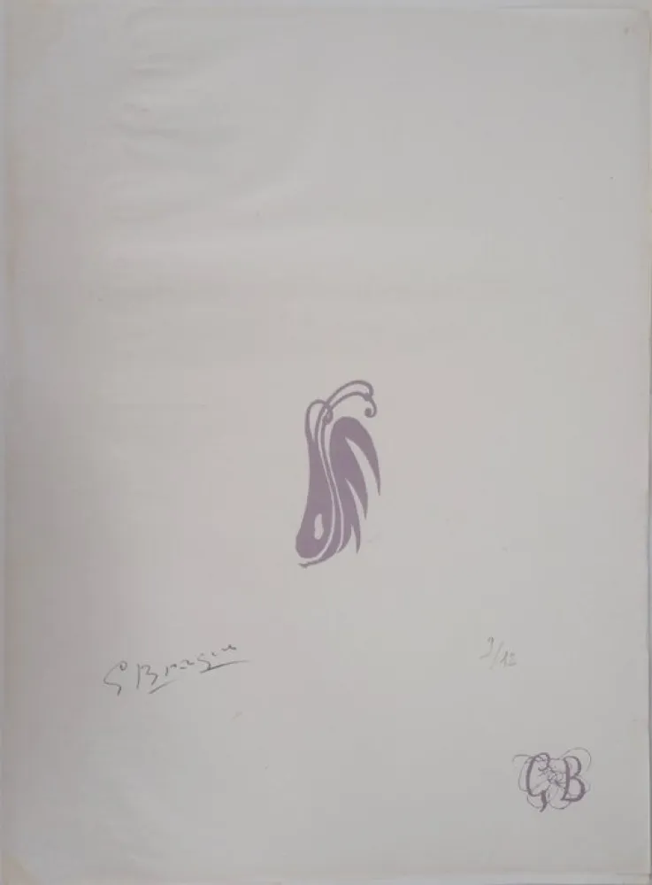 Литография Braque - Les paroles transparentes