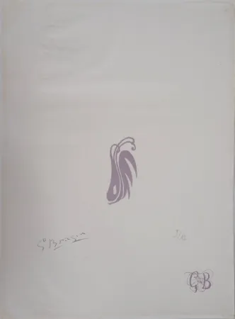 Литография Braque - Les paroles transparentes