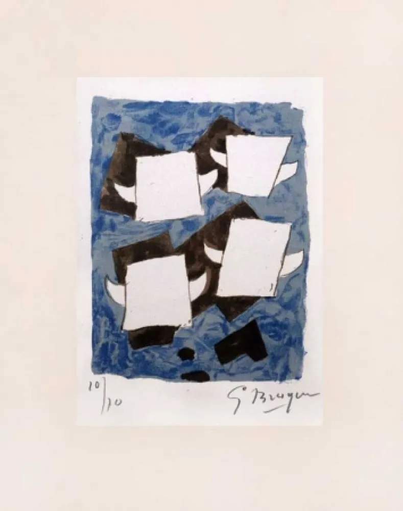 Литография Braque - Lithograph from Le tir à l'arc (The Archery)