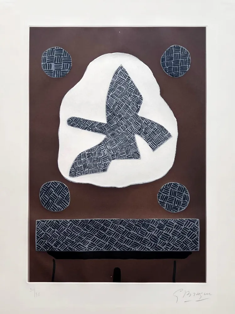 Офорт И Аквитанта Braque - L'oiseau de passage