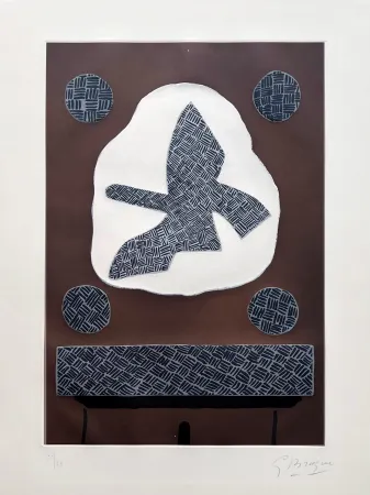 Офорт И Аквитанта Braque - L'oiseau de passage