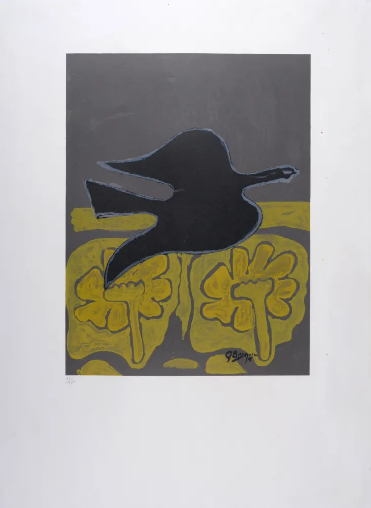 Литография Braque - Menton, 1964