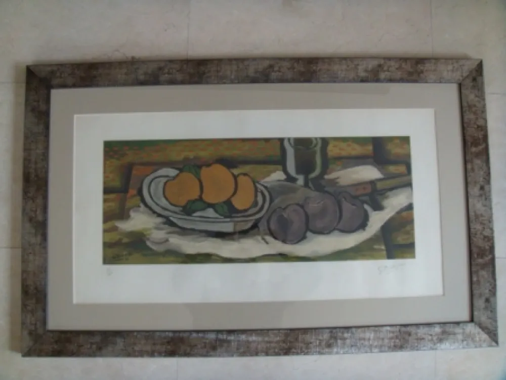 Многоэкземплярное Произведение Braque - Nature Morte aux fruits