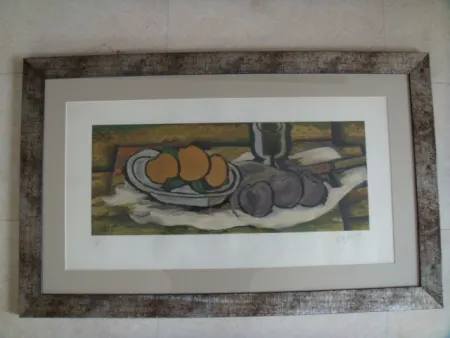 Многоэкземплярное Произведение Braque - Nature Morte aux fruits