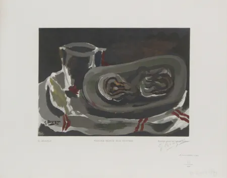 Многоэкземплярное Произведение Braque - Nature Morte Aux Huitres