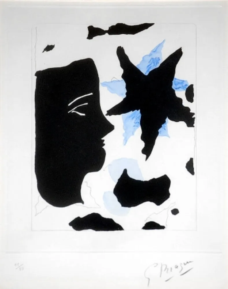 Офорт Braque - Nouvelles Sculptures et Plaque Graveés