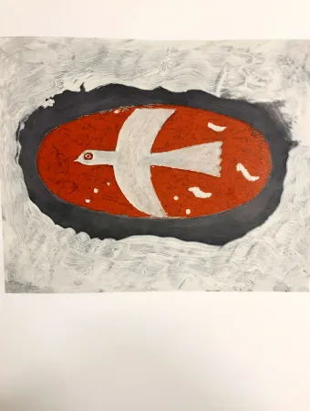 Литография Braque - Oiseau