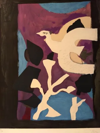 Литография Braque - Oiseau