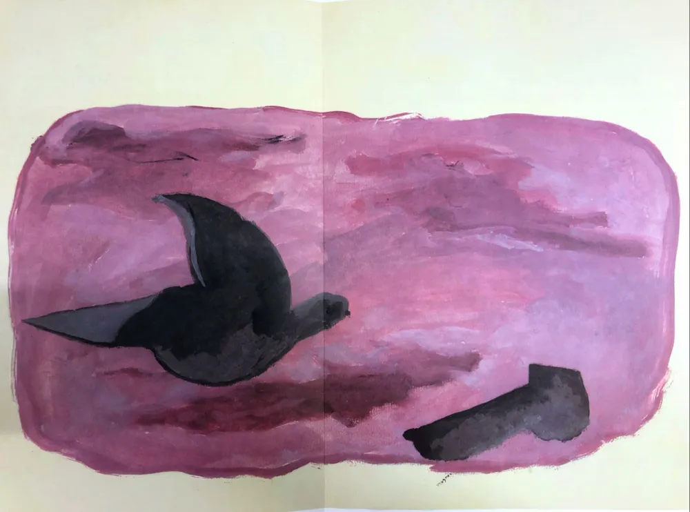 Литография Braque - Oiseaux