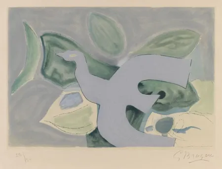Акватинта Braque - Oiseaux