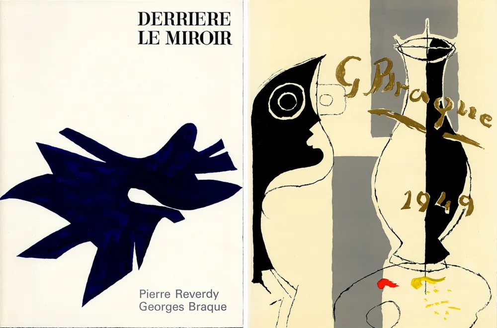 Иллюстрированная Книга Braque - PIERRE REVERDY, GEORGES BRAQUE. DERRIÈRE LE MIROIR n° 135-136. Déc.1962-Janv.1963.