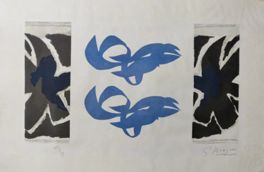 Офорт Braque - Si je mourais là-bas