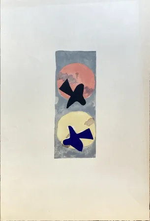Литография Braque - Soleil et lune II