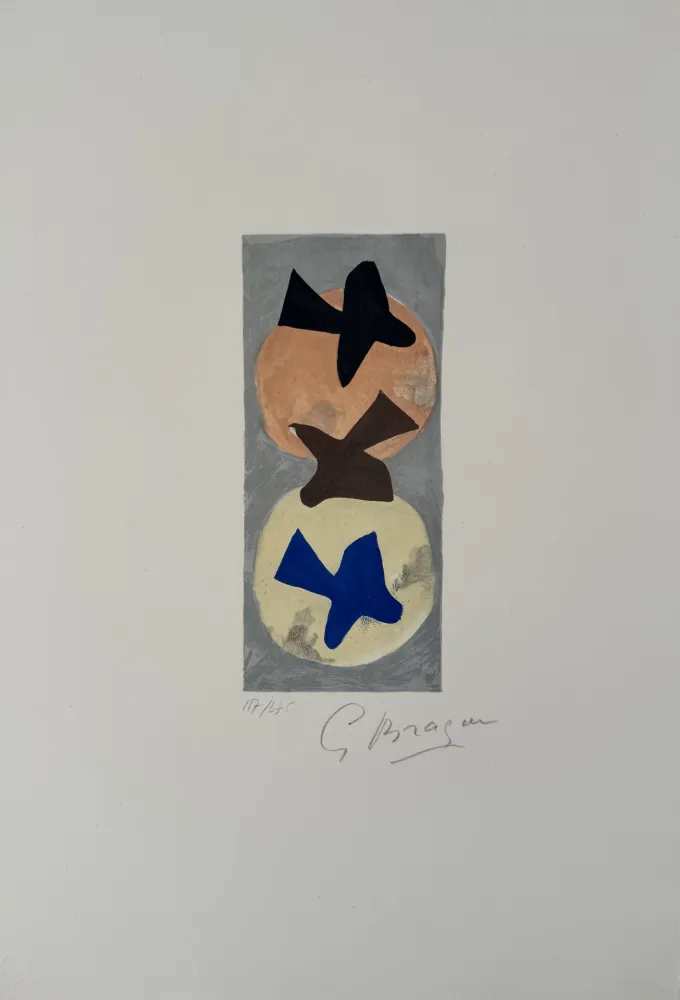 Литография Braque - Soleil et Lune II 