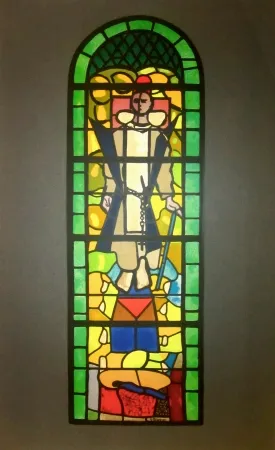 Литография Braque - Stained glass window at Church of Saint Dominique, Varengeville