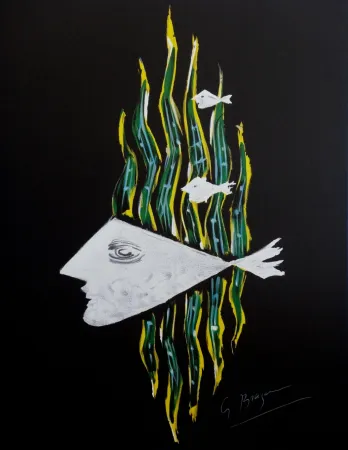 Литография Braque - Vie sous marine