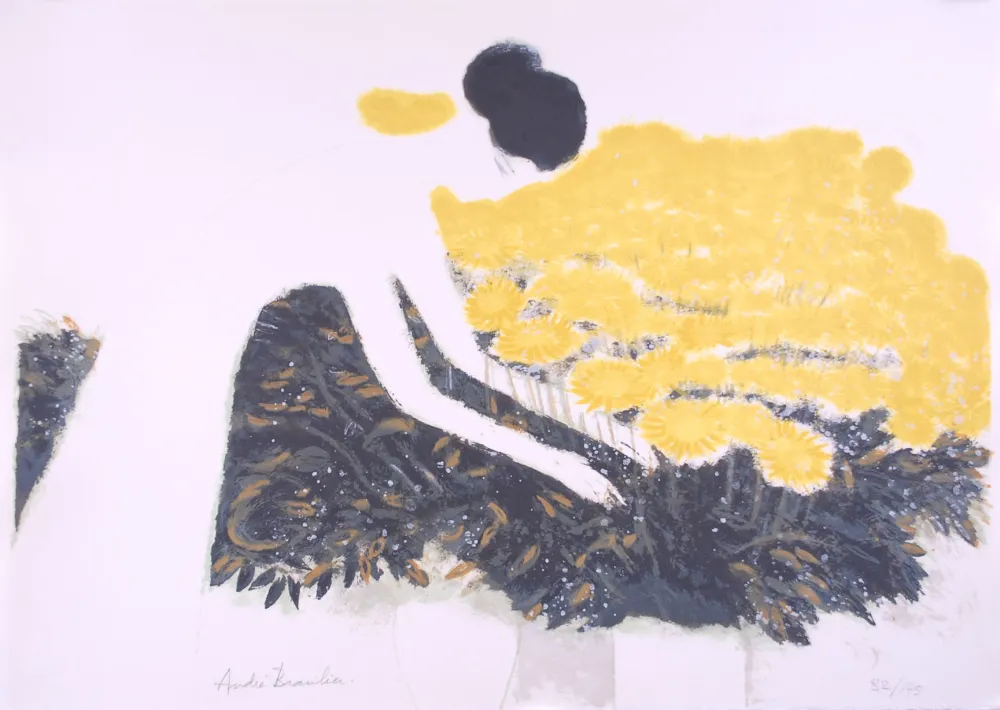 Литография Brasilier - La Dame Blanche - The White Lady